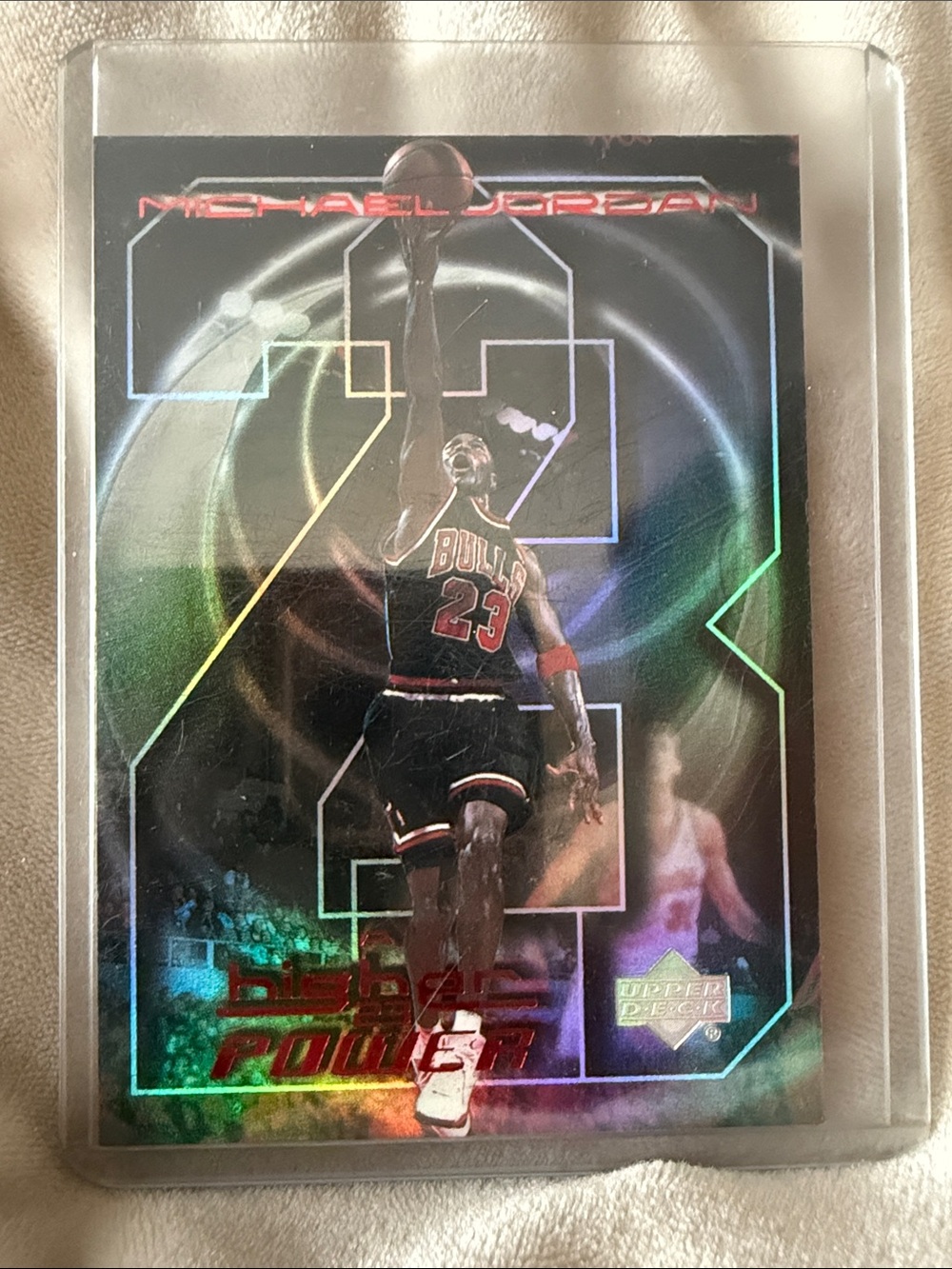 Michael Jordan #23 Bulls Holographic Collector Card